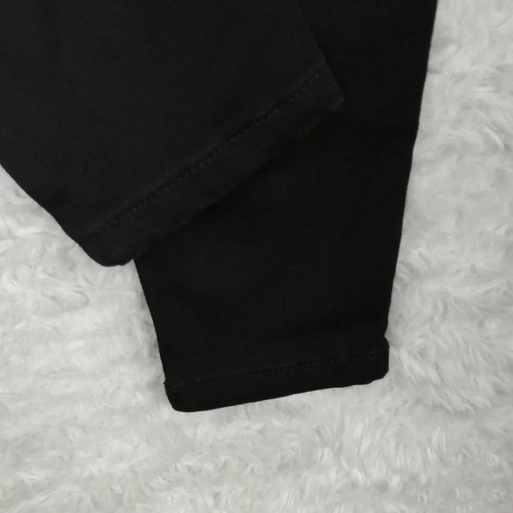 Lei Womens Pants Jeggings Comfy Super Stretch Pull On Black Knit Junior M New